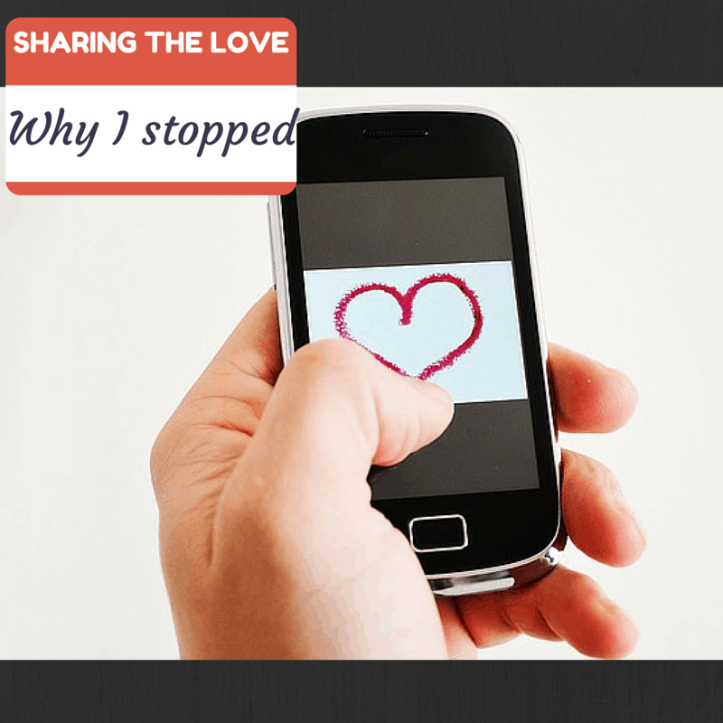 Why I stopped sharing the love, Twitter, Social Media