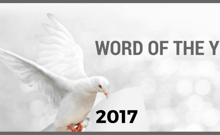 2017: A wish and a word